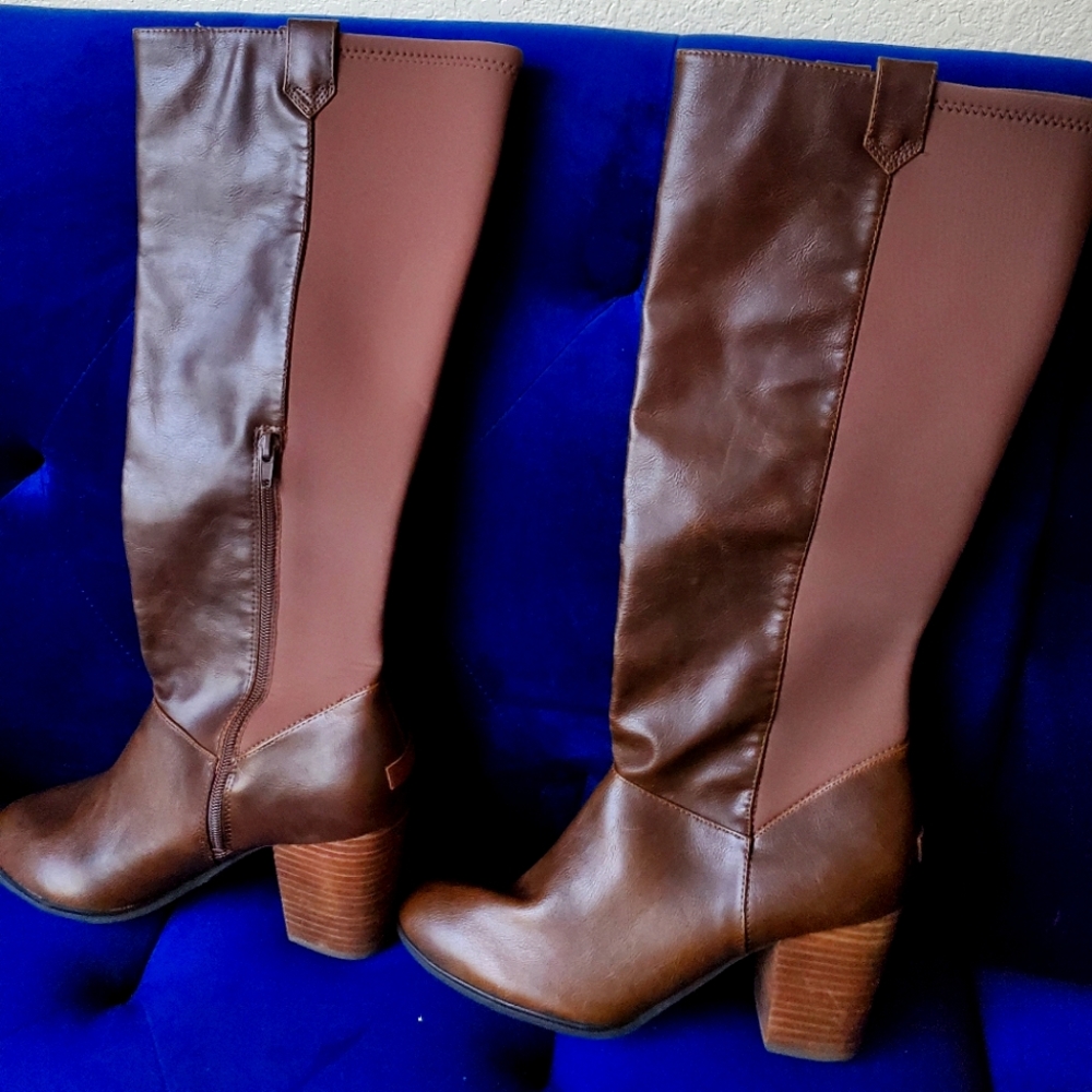 NEW Dr. Scholl's Tall Brown Boots, size 10 women's